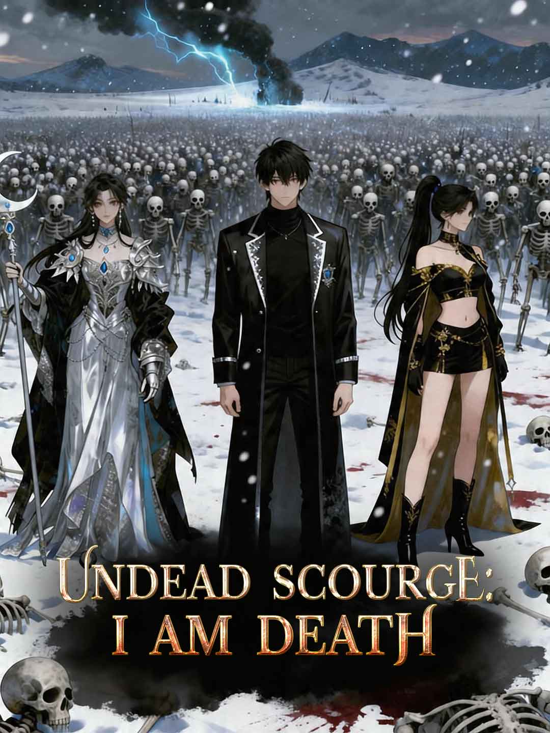 Cover of the miniseries Undead Scourge: I Am Death