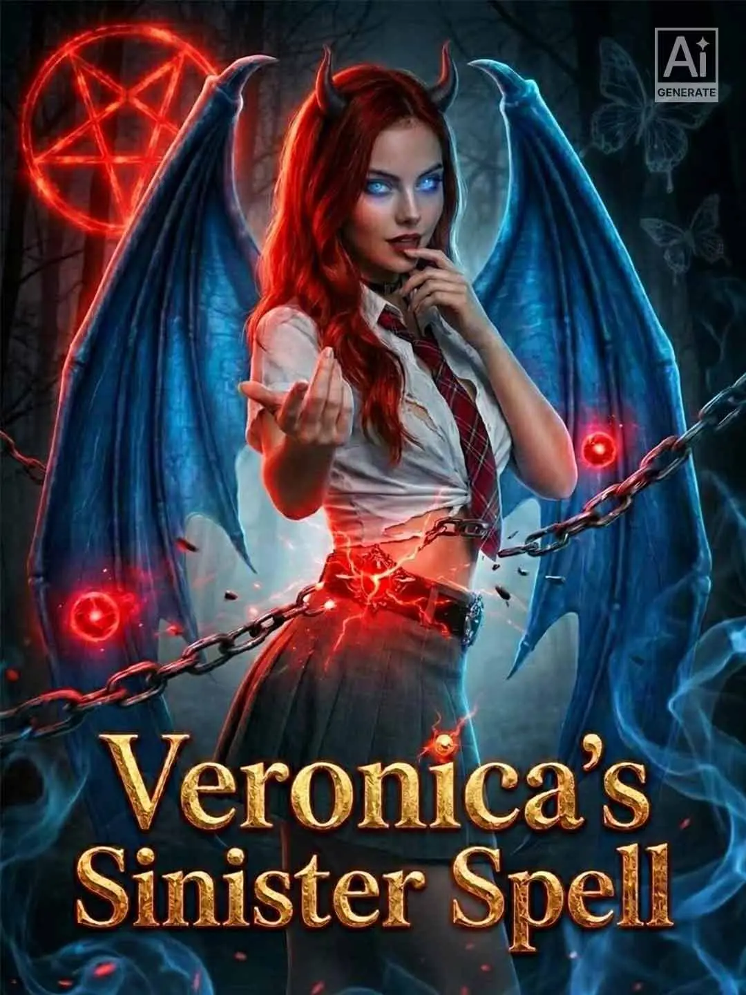 Cover of the miniseries Veronica's Sinister Spell