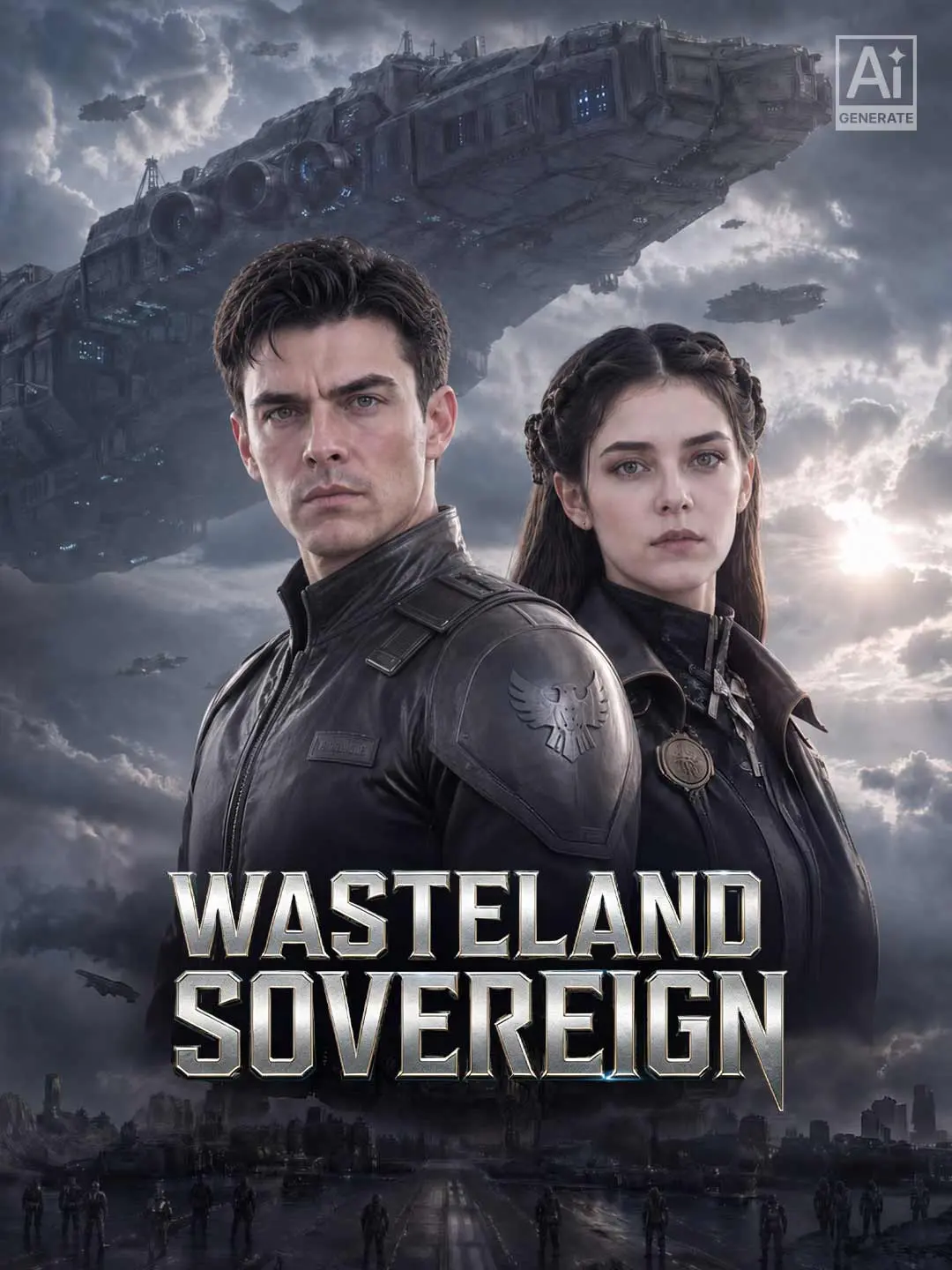 Cover of the miniseries Wasteland Sovereign
