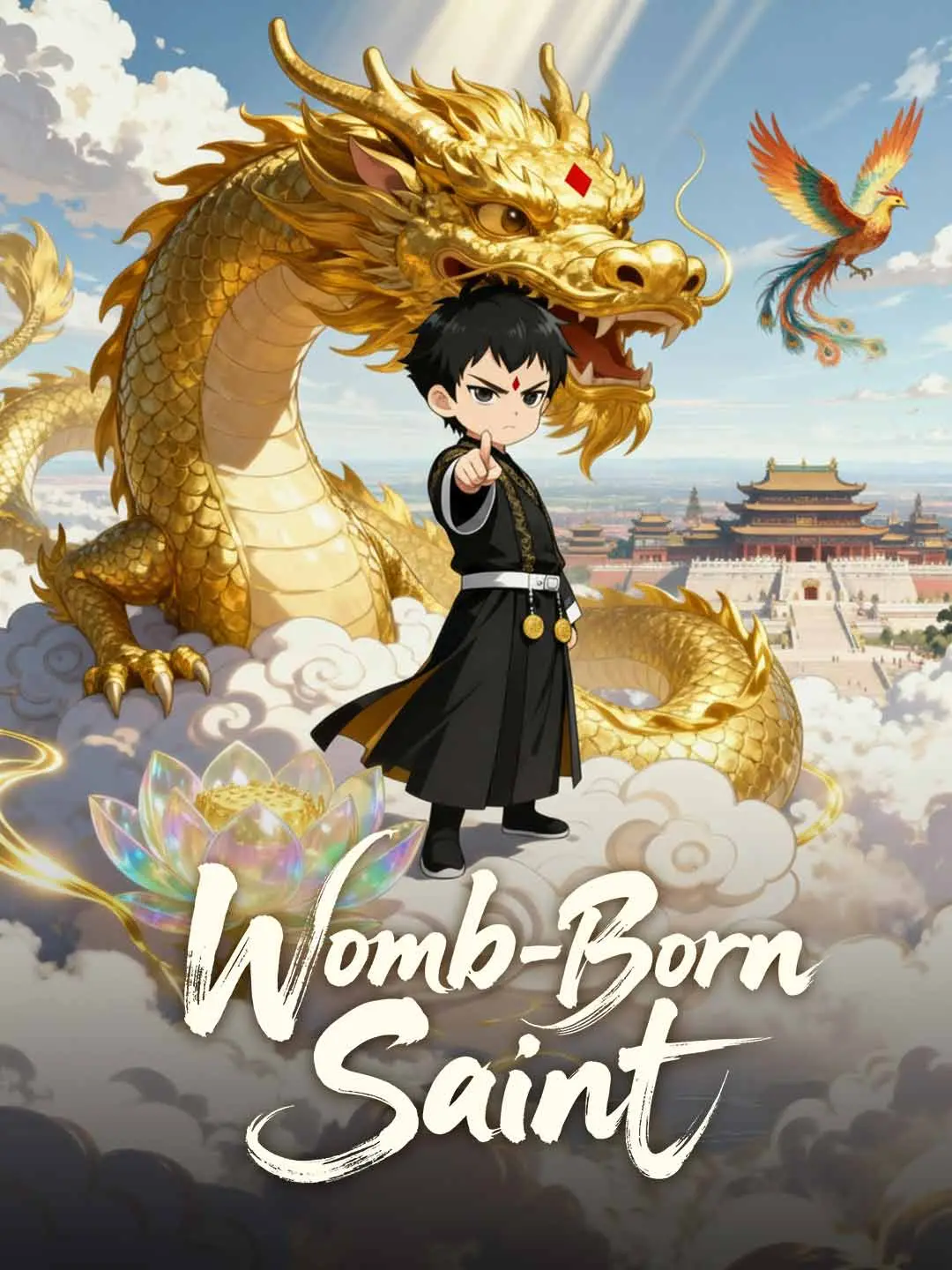 Cover of the miniseries Womb-Born Saint