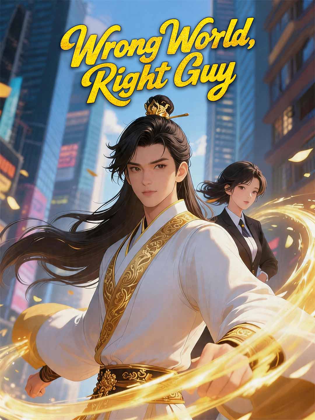 Cover of the miniseries Wrong World, Right Guy