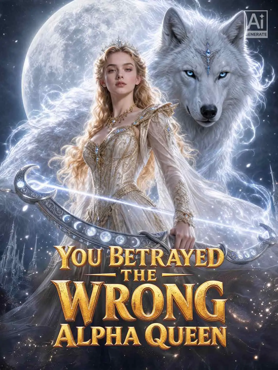 Cover of the miniseries You Betrayed the Wrong Alpha Queen