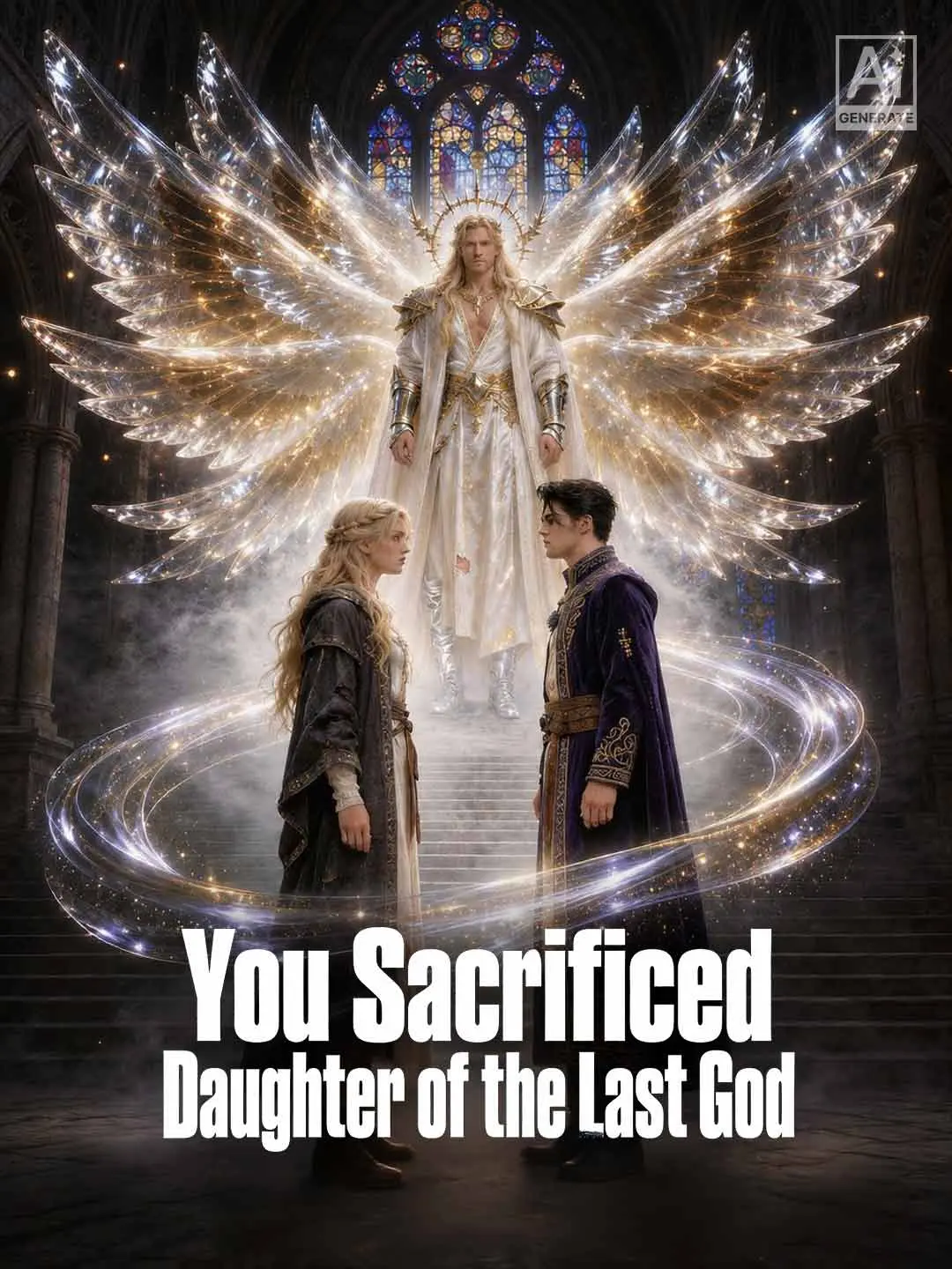 Cover of the miniseries You sacrificed daughter of the last god